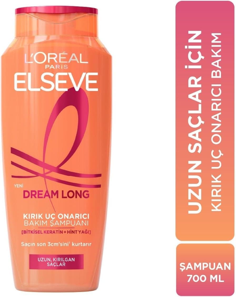 L'Oreal Paris Elseve Dream Long Onarıcı Bakım Şampuanı 700 ml / L'Oreal Paris Elseve Dream Long Repairing Care Shampoo 700 ml