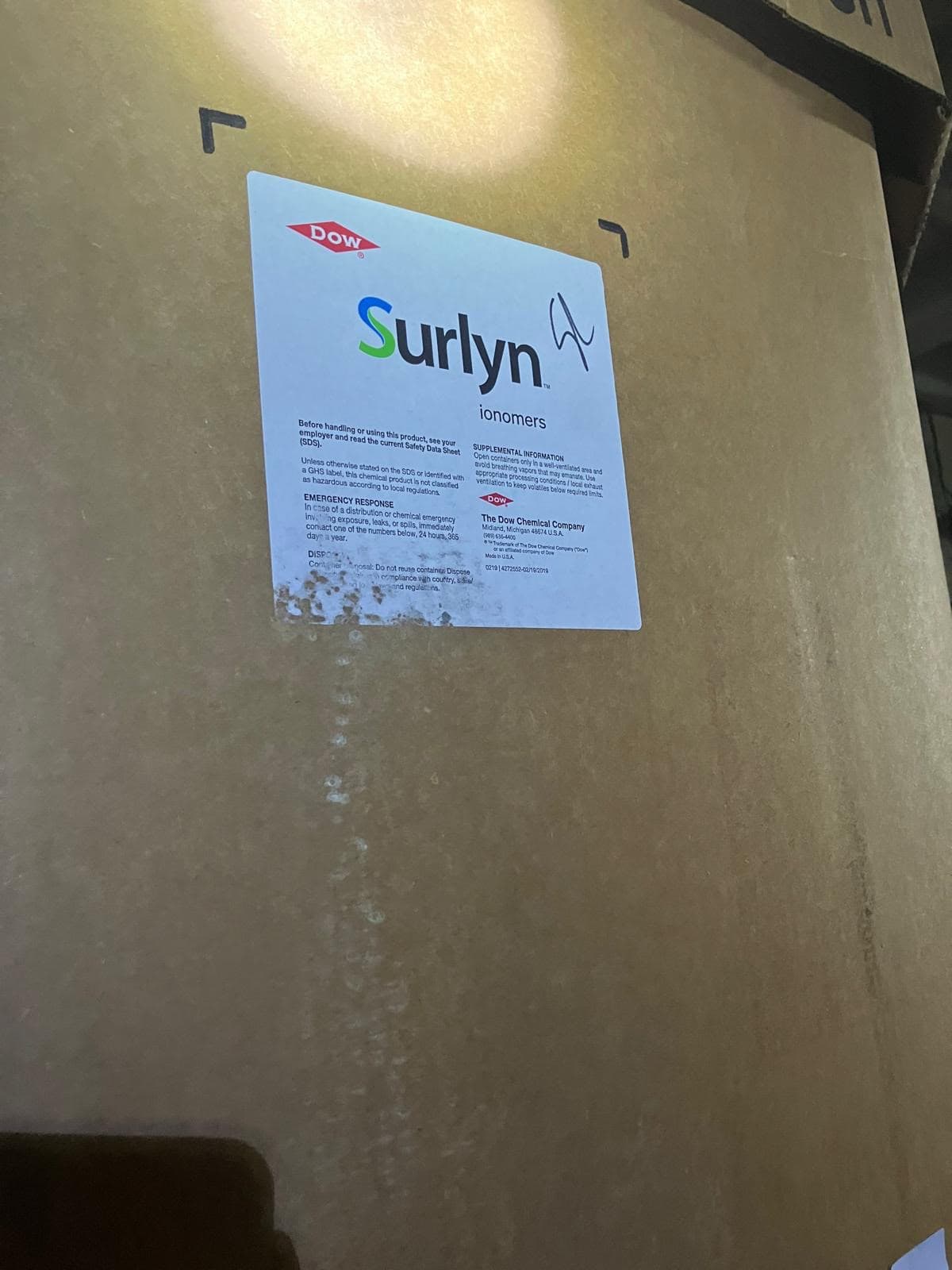 Surlyn 1705 Ionomer transparent