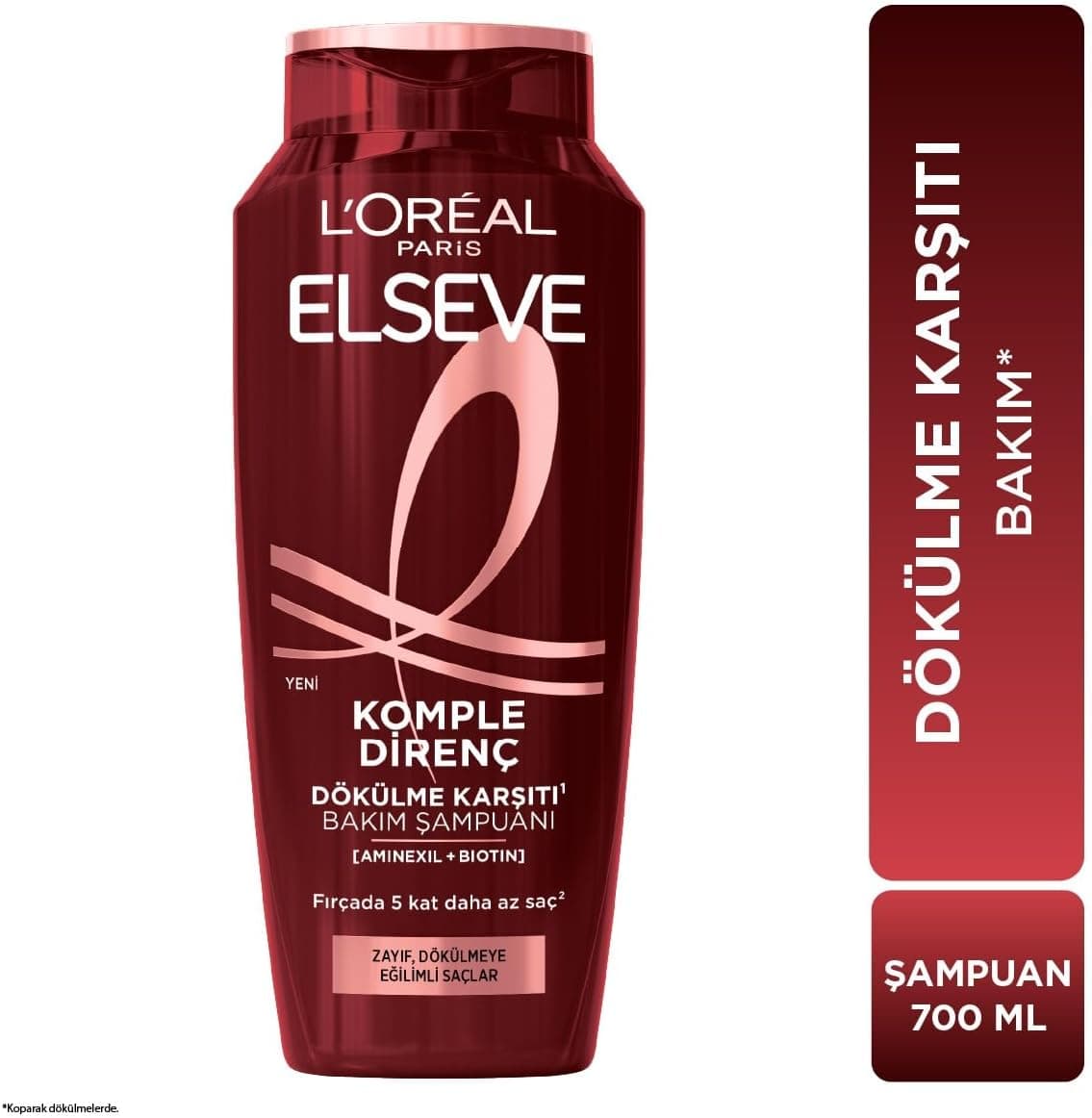 L'Oréal Paris ELSEVE KOMPLE DIRENÇ DÖKÜLME KARŞITI BAKIM ŞAMPUANI 700 ml / L'Oréal Paris ELSEVE COMPLETE RESISTANCE ANTI-SPILLING CARE SHAMPOO 700 ml